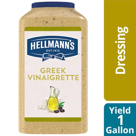 Hellmanns Hellmann's Greek Vinaigrette Dressing 1 gal., PK4 84139793
